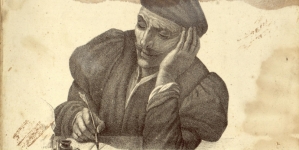 Portret Jana Kochanowskiego – litografia w książce wydanej 1829/1830.