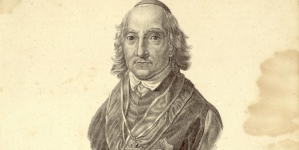 Portret Jana Albertrandiego – litografia w książce wydanej 1829/1830.