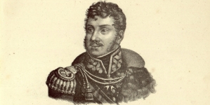 Portret Ks. Józefa Poniatowskiego – litografia w książce wydanej 1829/1830.