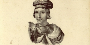 Portret Kazimierza II Sprawiedliwego – litografia w książce wydanej 1829/1830.