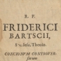 Fryderyk Bartsch (Barscius, Barszcz)