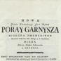 Maciej Grzegorz Garnysz (Garnisz) h. Poraj