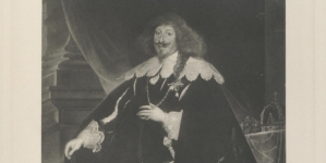 Władysław IV, Król Polski – heliograwiura wedle portretu pędzla nieznanego autora.