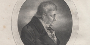 Portret Józefa Maksymiliana Ossolińskiego – litografia autorstwa Walentego Śliwickiego.