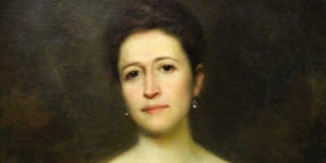 "Portret Marii Pstrokońskiej" Zygmunta Andrychiewicza.