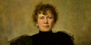 "Autoportret z paletą" Marii Gażycz.