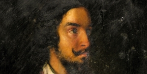 "Portret malarza Leona Kossaka (1827-1877)" Franciszka Tepy.