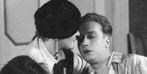 Jerzy Roland i Maria Gella w  przedstawieniu "Stefek" w Teatrze Nowym w Warszawie w 1933 roku.