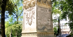 Grób Ernesta Faltza na cmentarzu ewangelicko-reformowanym w Warszawie.
