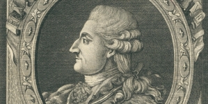 Portret Stanisława II Augusta z napisem otokowym "Rex In Æternum Vive".