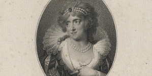 Portret Heleny z Przezdzieckich Radziwiłłowej – miedzioryt autorstwa Karola Michała Grölla.