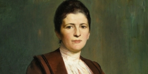 "Portret G.Lesiewskiej, siostry artysty" Zygmunta Andrychiewicza.