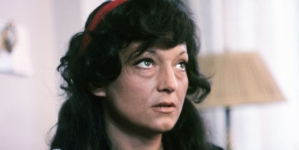 Barbara Rylska na planie filmu "Poszukiwany, poszukiwana" w 1972 roku.