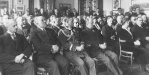 Poświęcenie świetlicy Związku Inwalidów Wojennych RP w Krakowie w 1933 roku.