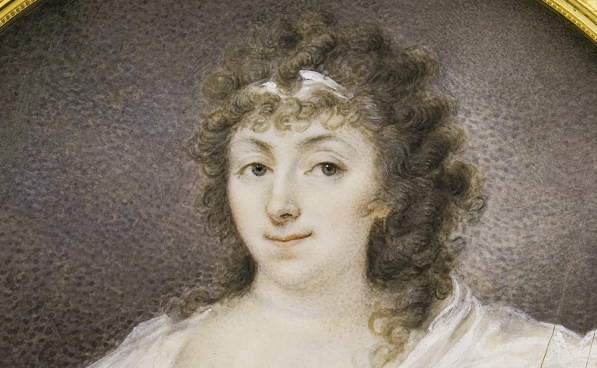  "Portret hrabiny Petroneli (?) lub Anny z Korzeniowskich (1773-1815) Pociejowej, jako Flory" Józefa Kosińskiego.  