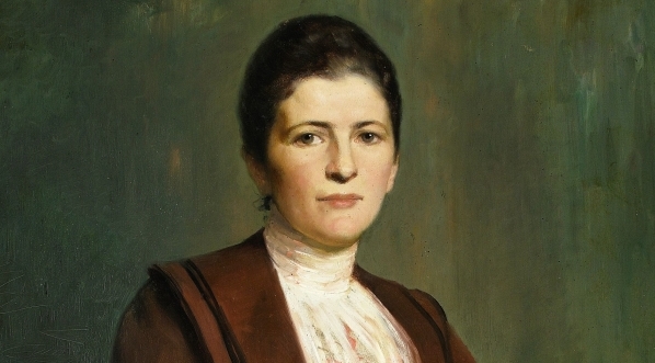  "Portret G.Lesiewskiej, siostry artysty" Zygmunta Andrychiewicza.  