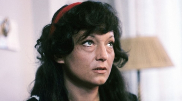  Barbara Rylska na planie filmu "Poszukiwany, poszukiwana" w 1972 roku.  